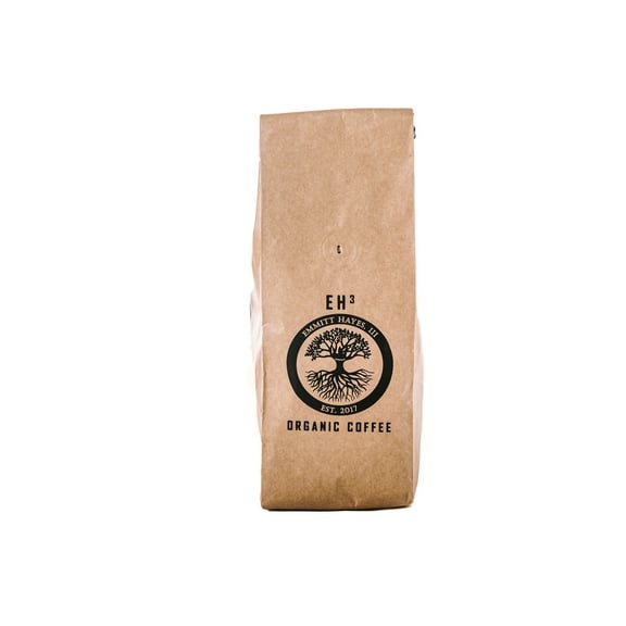 EH3 Coffee Medium Dark Roast Organic Ground Coffee 12oz