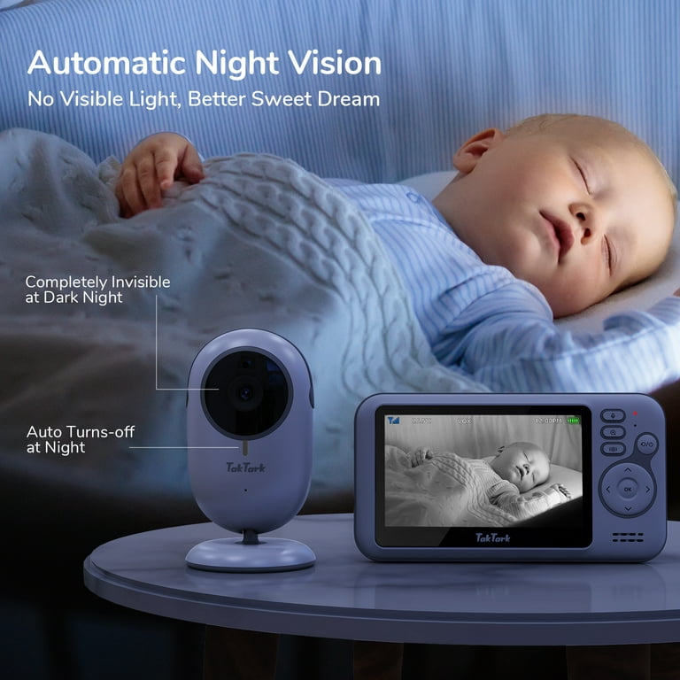 TakTark Babyphone Camera Babyphone Video 3.2'' IPS Baby Phone Bébé Camera  sans Fil, Visiophone bébé, Camera Bebe Surveillance de la Communication