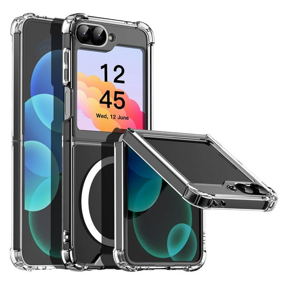 AICase For Samsung Galaxy Z Flip 6 Case Compatible with Magnetic  Anti-Yellowing Military Drop Protection Case