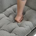 thumbnail image 5 of Demi Bonn 30" Elevated Dog Sofa, Corduroy Pet Couch with Rubber Wood Legs and Supportive Foam, Dog Bed Elevated Design, Gray, 5 of 12