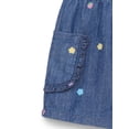 thumbnail image 3 of 365 Kids by Garanimals Girls Print Denim Shorts, Sizes 4-10, 3 of 3