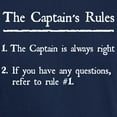 thumbnail image 3 of CafePress - Captain's Rules Dark T Shirt - Men's Classic Graphic Cotton T-Shirt, 3 of 4