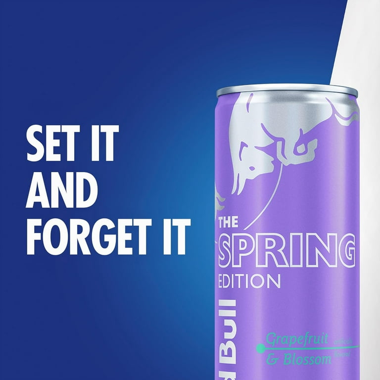 Red Bull Energy Drink Spring Edition Grapefruit 24 Cans 8.4 fl. oz