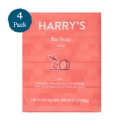 Harry's Cleansing Bar Soap for Men, Fig, 4 oz, 4 Pack