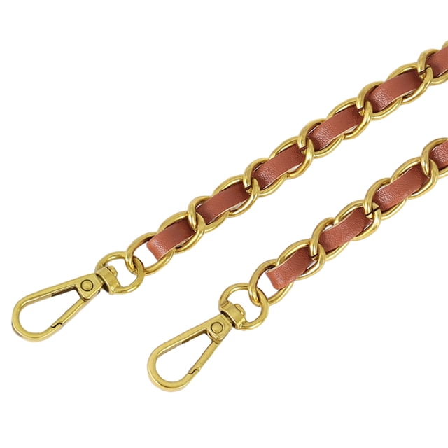 Purse Chain Strap, 60cm Leather Chain Strap Handbag Chains Purse Straps Shoulder Cross Body Replacement Strap