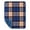 #Blue / Brown, variant on Fleece Wearable Blanket Oversized, Plaid Snap Button Shoulder Wrap with Plush Reverse, 55 x 39 Inch Cozy Lap Blanket Cape for Office Couch Bed