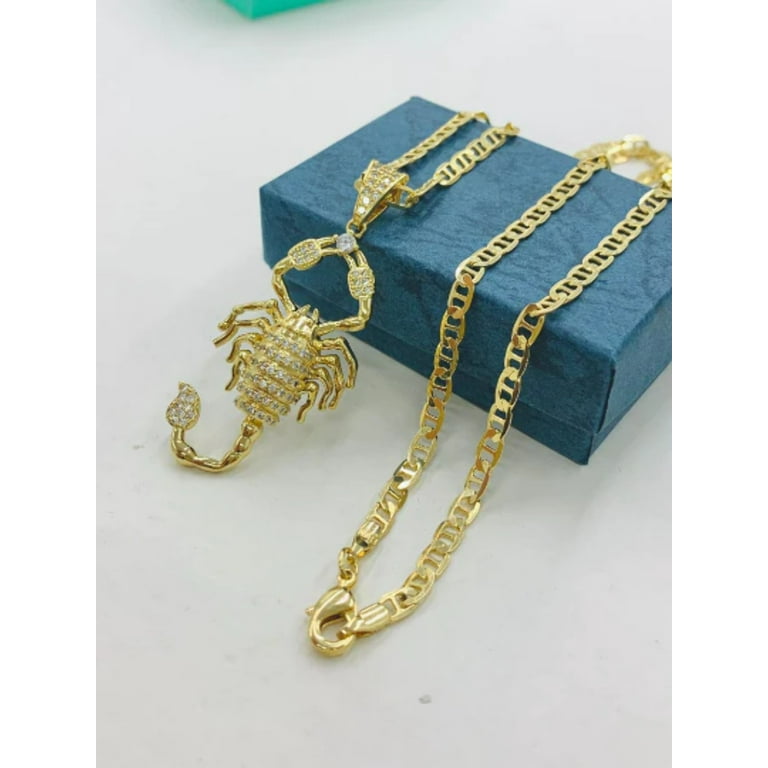 Mens gold deals necklace charms