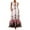 DT-White, variant on DailyTrove Women's Boho Print Maxi Dress, Sleeveless, Casual Beach & Cultural Event Wear, Lightweight , Contrast Trim