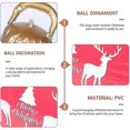 thumbnail image 2 of Lawn Ornament Christmas Balloon Christmas Inflatables Christmas Giant Balls Christmas Blow Decorations Christmas Ornament, 2 of 3
