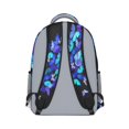 thumbnail image 3 of Romantic Butterfly Themed Waterproof Backpack - Ergonomic Spine Support, Breathable Straps, Artistic Butterfly Illustration for College Students & Commuters, 3 of 3