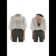 thumbnail image 3 of Camisa de Cuello Redondo Sin Espalda para Mujer, Blusa de Media con Protección Solar, Blusa Informal Holgada de Verano para Hacer Ejercicio y Vacaciones S, 3 of 8