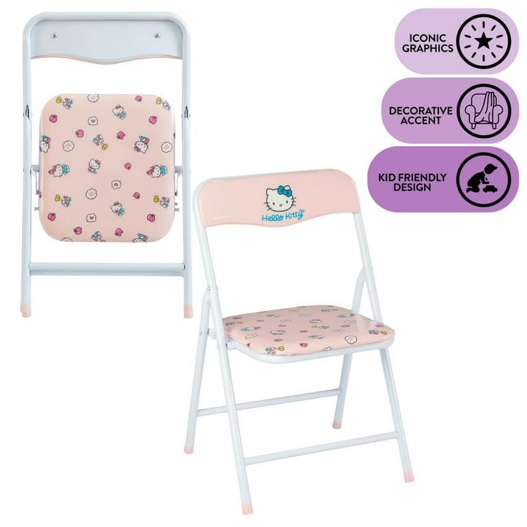 Hello Kitty Kids' 3-Piece Table and Chairs Set, Pink - Walmart.com