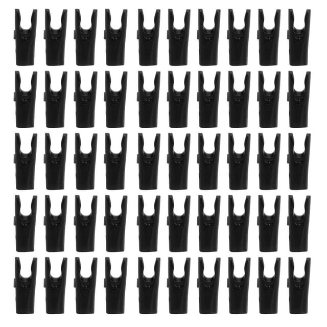 Recurve 50Pcs Archery Nocks Insert Pin Shaft Tails Hunting Shooting DIY Accessory