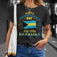 thumbnail image 4 of The Bahamas Independence Day Bahamian Pride The Bahamas Flag TShirt, 4 of 6
