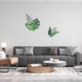 thumbnail image 2 of Adhesive Vinyl Monstera Plant Decoration Tropical Flowering Plant Design Home Living Room Greenhouse Wall Decal - 18" x 28" Removable Kids Bedroom Swiss Cheese Plant DÃ©cor Multicolored Wall Sticker, 2 of 5