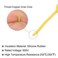 thumbnail image 4 of Silicone Wire 30AWG 30 Gauge Flexible Tinned Copper Standard High-Temperature Hookup Wire Yellow 15m/49.2ft, 4 of 6