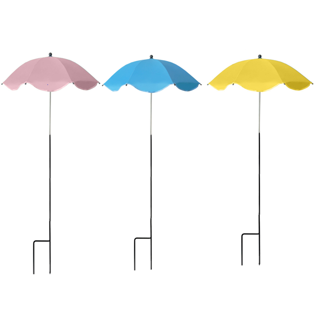 3 Pcs Parasols de Plantes Améliorés pour Extérieur, Angle Réglable, Couvertures d'Ombre pour Plantes en Pot, Parterres de Fleurs, Protection Solaire et Pluie Robuste avec Couverture Plus Grande