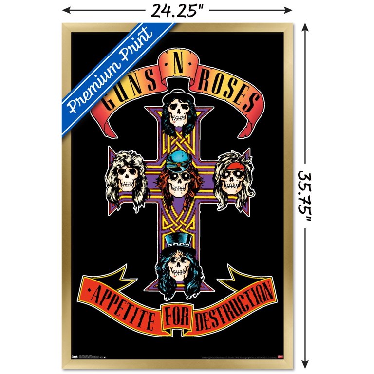 Guns N' Roses ポスター Guns N' Roses - Cross Wall Poster, 22.375