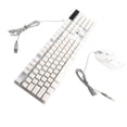 thumbnail image 3 of Clavier et Souris de Jeu Rétroéclairés à DEL, pour PC, Ordinateur de Bureau, Portable, Télé Intelligente, Souris Colorée et Lumineuse et Vitesse de Réponse Rapide, 3 of 5