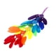thumbnail image 4 of 5uds. Atrapasueños de plumas de colores, colgante para colgar en la pared de la puerta del hogar, atrapasueños, 4 of 7