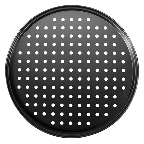 ACDANC Pizza Steel Pan for Oven Pizza Crisper Pan with Holes,Nonstick Round Pizza Baking Sheet Oven Tray Perforated Steel Pizza Bakeware for Home Restaurant Kitchen