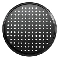 ACDANC Pizza Steel Pan for Oven Pizza Crisper Pan with Holes,Nonstick Round Pizza Baking Sheet Oven Tray Perforated Steel Pizza Bakeware for Home Restaurant Kitchen