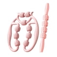 thumbnail image 1 of 2 rodillos de masaje, abrazadera circular para piernas, de mano, herramienta portátil para masaje de piernas, rodillo muscular para pantorrillas, rosa, 1 of 8
