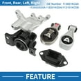 thumbnail image 4 of Conjunto de soporte de motor Unique Bargains No.113601KC0A para Nissan Juke 1.6L 2011-2017 y Nissan Sentra 1.6L 16-19, 4 of 6