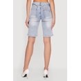 thumbnail image 4 of Women's VIP Denim Bermuda Shorts with Strap Detail, 4 of 4