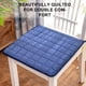 thumbnail image 4 of Cojín cuadrado extraíble y lavable para silla con lazos, cojín de asiento cómodo y transpirable antideslizante, 4 of 5