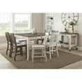 thumbnail image 4 of Steve Silver Cayla 5 Piece Counter Pub Set in White, 4 of 17