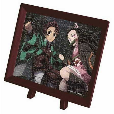 Ensky 150 Piece Mame Puzzle Jigsaw Puzzle Demon Blade Charcoal-Jiro and Nezuko (3.0 x 4.0 inches (7.6 x 10.2 cm)