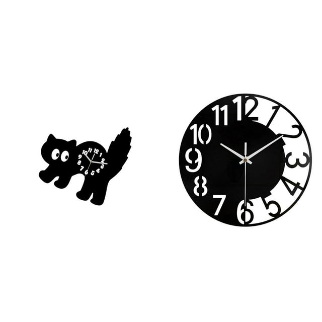 Reloj De Pared Decorativo Acrílico, Silencioso Y Fácil De Leer. Adorno Colgante Para Estudio, Dormitorio, Habitación Infantil, Cocina, Sala De Estar, Hotel, Oficina, Hogar Y Baño.