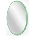 thumbnail image 3 of Infinity Instruments Calliope Meadow Mint Green Round Modern 20-inch Wall Mirror, 3 of 7