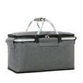 thumbnail image 2 of Fiudx Bolsa Térmica Plegable, Contenedor de Alimentos con Aislamiento, Portapícnic Portátil, Diseño Hermético para Alimentos Fríos y Calientes, Ideal para Camping, Barbacoas y Viajes Por Carretera, I, 2 of 6