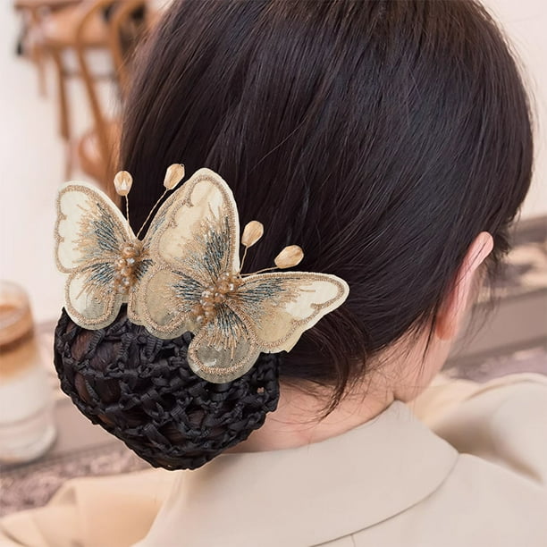 WEUVEB 2Ud Red Para Moños Con Clip Fácil Para Bodas Fiestas Y Eventos Con Material Resistente Y Duradero
