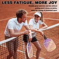 thumbnail image 4 of Zdle Graphite Pickleball Paddle Set, Lightweight, Honeycomb Core, Pink Purple, 4 of 7
