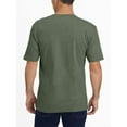 Short Sleeved Men VNeck Casual TShirt Solid Color Basic Tops With