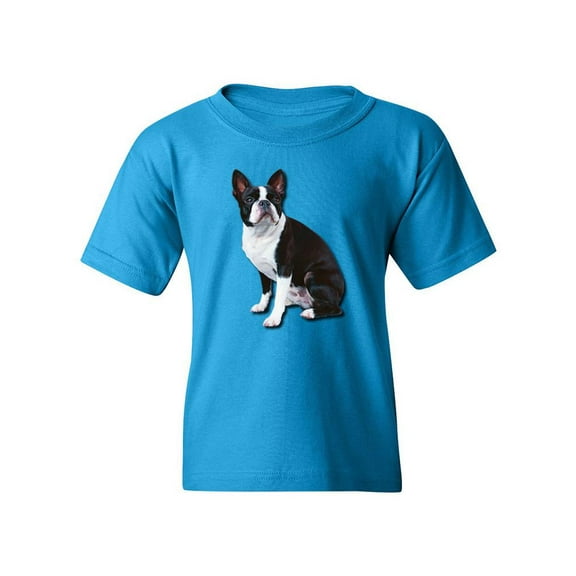 Sitting French Bulldog T-Shirt Juniors -SPIdeals Designs, x-Large