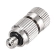thumbnail image 4 of Uxcell Brass Misting Nozzle - 3/16" Threaded 0.004" Orifice Dia Fogging Spray Head for Outdoor Cooling System Silver, 4 of 4