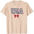 thumbnail image 5 of Hilenly 4th of July Outfits for Women USA Patriotic Shirts Short Sleeve Summer Tops Graphic Tee, 5 of 6