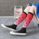 thumbnail image 5 of Fotbe Watermelon Calcetas Divertidas Estampadas para Hombre y Mujer, Calcetas de Algodón hasta la Rodilla para Caminar, Correr, Enfermería y Embarazo, 5 of 6