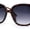 Tortoise Smoke, variant on Womens Inset Lens Horn Rim Plastic Oversize Sunglasses All Black