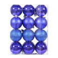thumbnail image 2 of CNKOO 24Pcs Christmas Balls Bright Color Matte Finish Smooth Surface Shatterproof Wide Application Enhance Atmosphere PS Material Xmas Tree Glitter Balls Christmas Party Ornament for Hom, 2 of 13