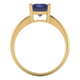 thumbnail image 4 of Clara Pucci 14K Yellow Gold 2.5ct Tanzanite Solitaire Ring for Women, 4 of 8