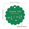 thumbnail image 6 of Inkdotpot Real Rose Gold Foil Thank You From The New Wedding Tags Favor Hang Paper Tags 50 Piece, 6 of 6
