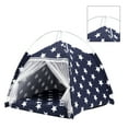 thumbnail image 2 of Tienda cálida para dormir para mascotas, tienda interior extraíble de lino y algodón para gatos, perros, mascotas pequeñas y medianas, 2 of 8