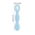 thumbnail image 4 of 6Pcs Baby Spoon Silicone Chew Spoon Baby Starter Spoon Soft Baby First Second Stage Spoon Self Feeding Toddler Utensil Safety Newborn Learning Feeding Scoop BPA Free for Baby, 4 of 9