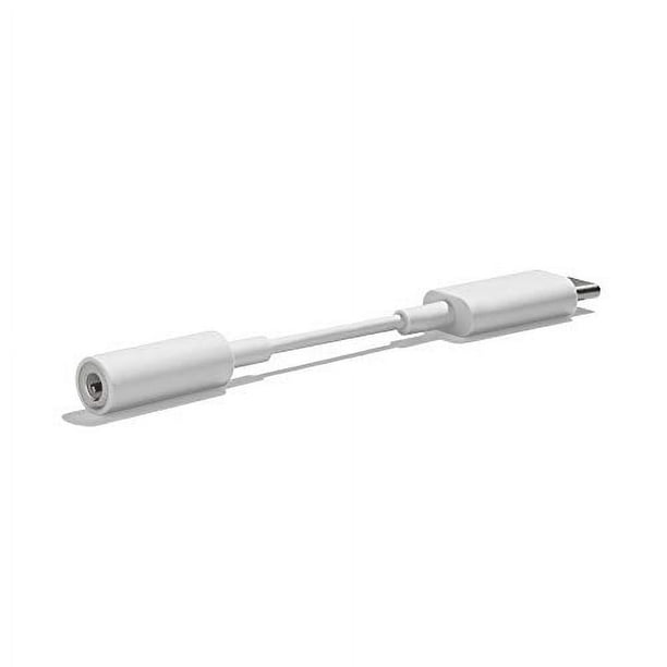 Google Adaptador de Auriculares USB Tipo C a 3,5 Mm para Pixel, XL, Pixel 2, XL, Pixel 3, Pixel 3XL y Otros Teléfonos con USB Tipo C (Blanco)