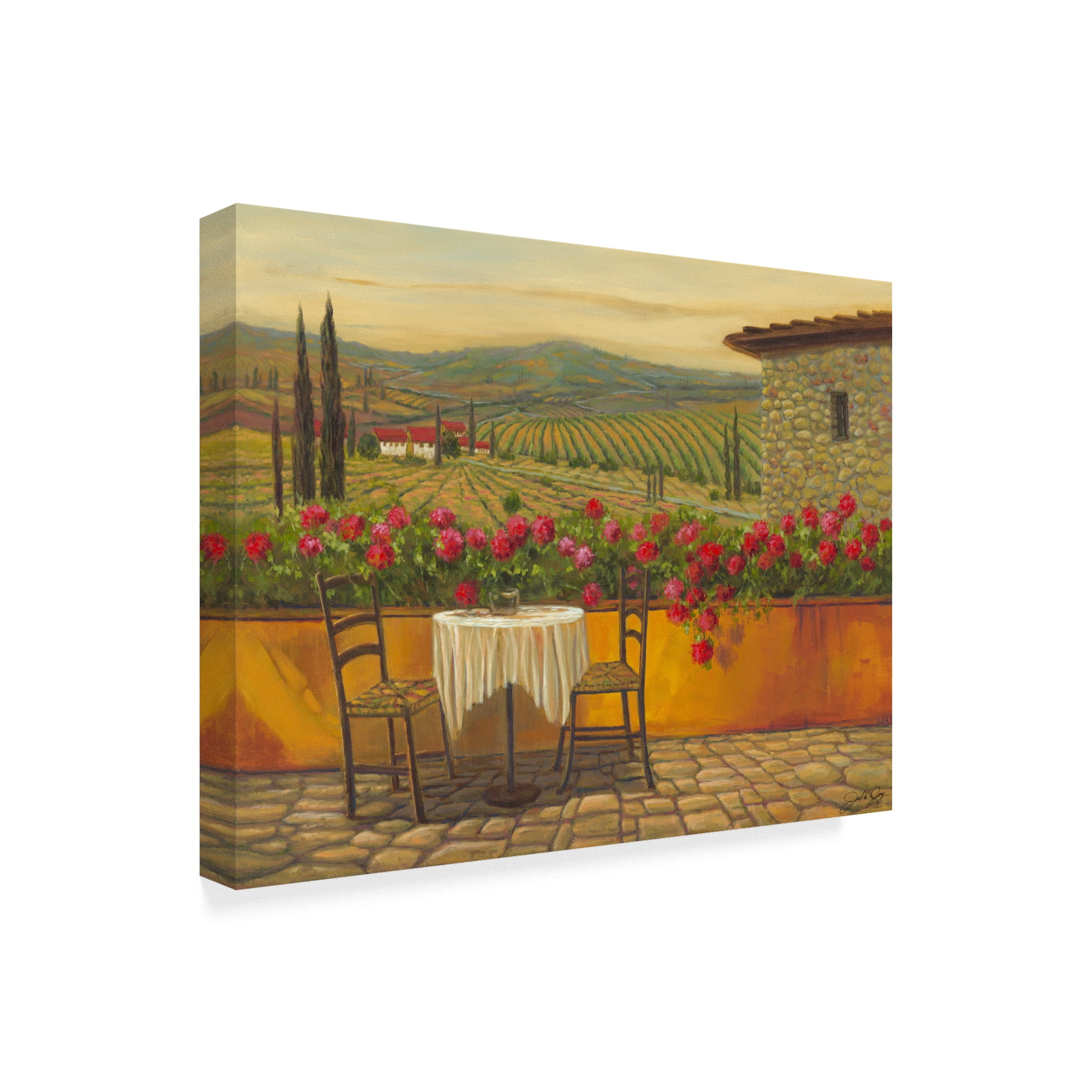 Trademark Fine Art 'Whispering Reds II' Canvas Art by Julie Joy